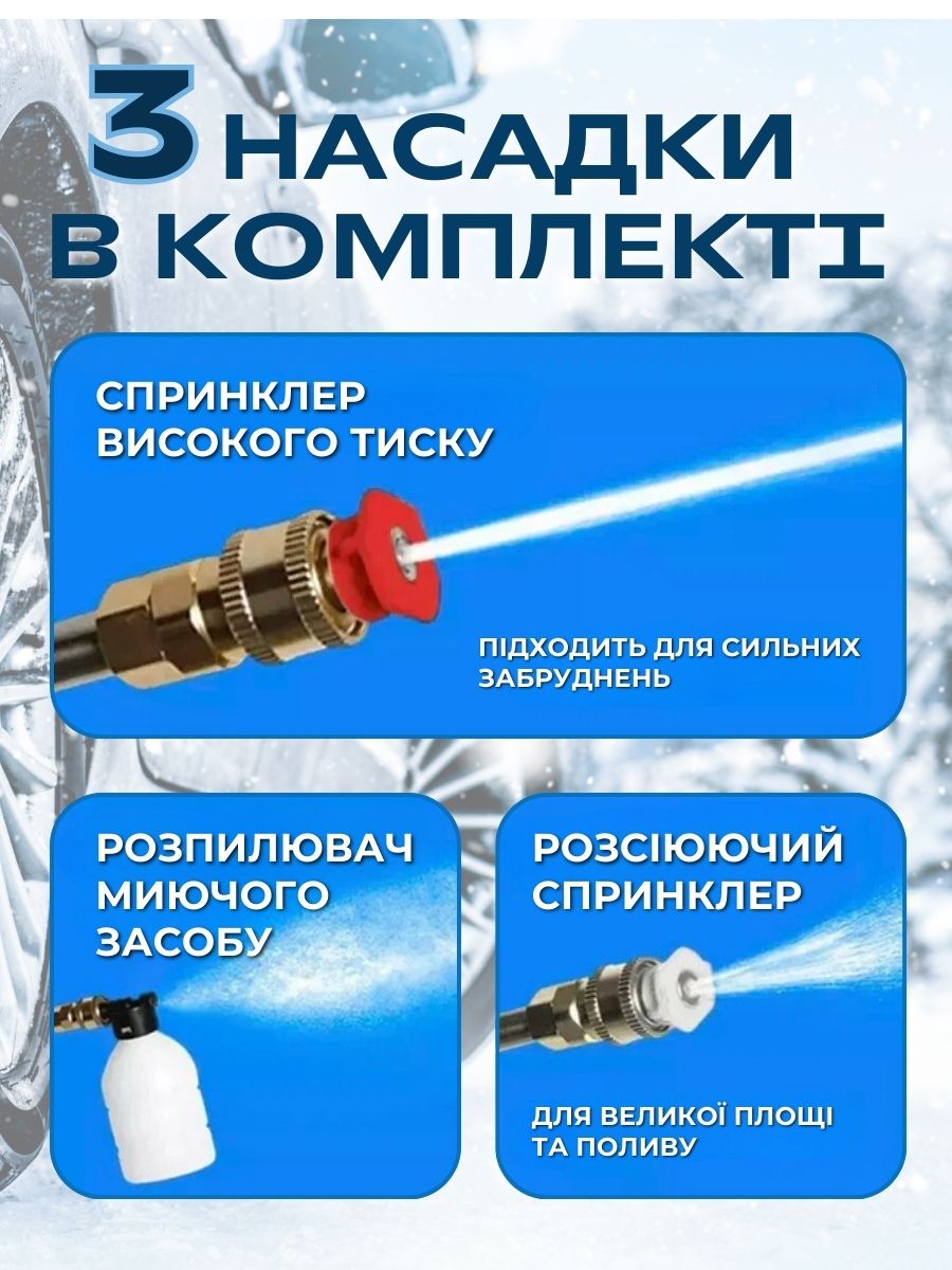 Акумуляторна мийка високого тиску